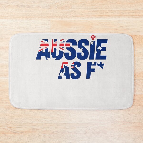 Item preview, Aussie as F*"**  Australian Slang Shirt - Funny Aussie Saying Gift designed and sold by FitEnvy.