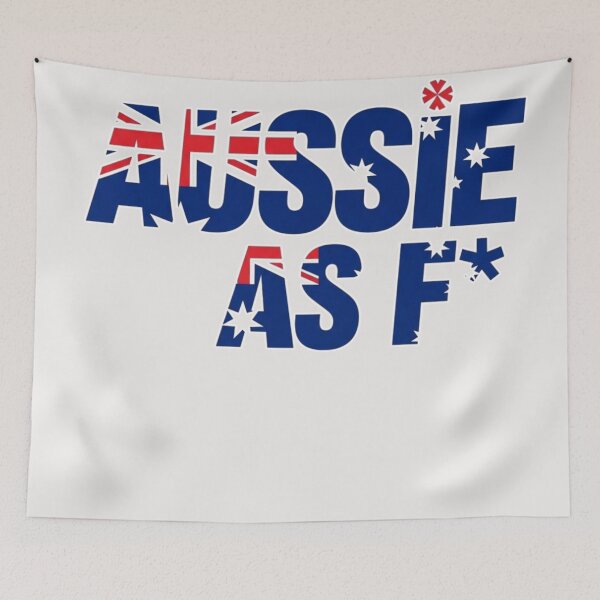 Item preview, Aussie as F*"**  Australian Slang Shirt - Funny Aussie Saying Gift designed and sold by FitEnvy.