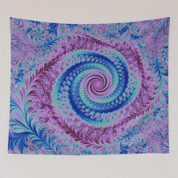 Item preview, Abstract Multicolored Floral Fractal Swirl Mix 5 designed and sold by SXW Designs.