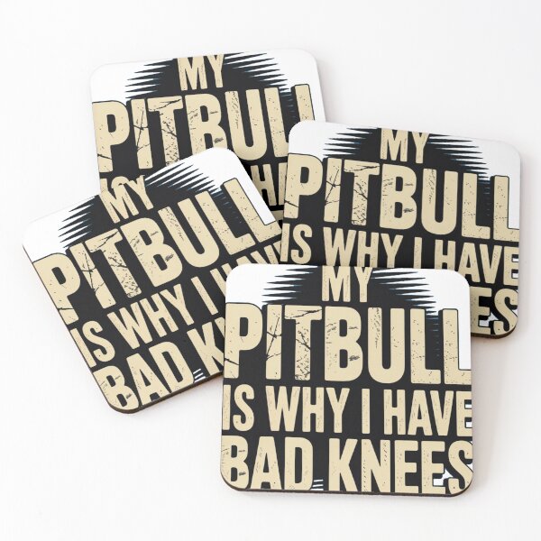 Item preview, My PitBull Is Why I Have Bad Knee designed and sold by ZooStateofMind.
