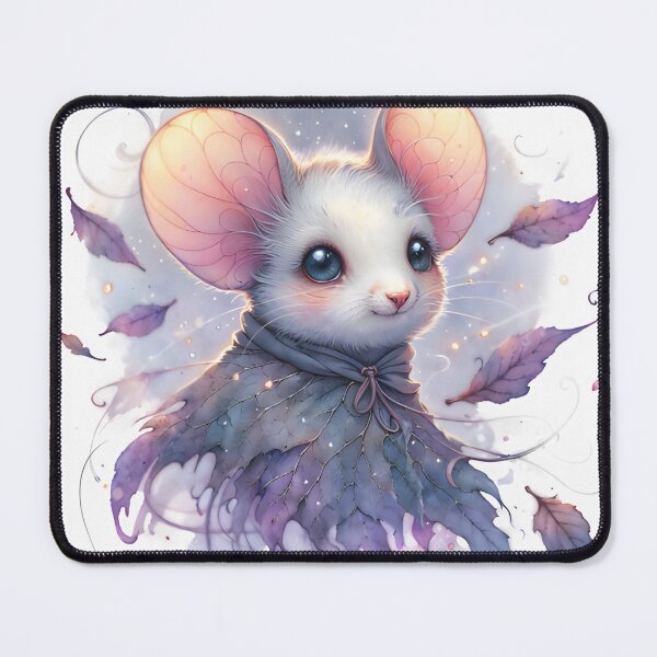 Item preview, Glowing Mouse Gothic Watercolor Fantasy designed and sold by RubisLeaf.