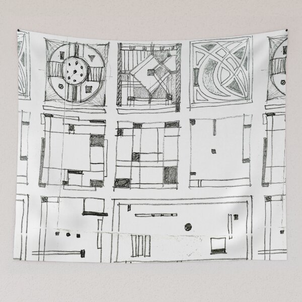 Item preview, squares abstract designed and sold by Tereza Pilar  Art.