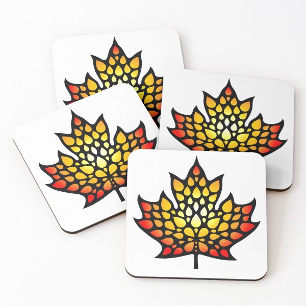 Item preview, GLOWING PRIDE MAPLE LEAF ICON designed and sold by Great Canadian Collective.