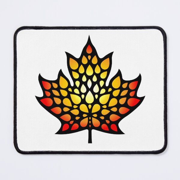 Item preview, GLOWING PRIDE MAPLE LEAF ICON designed and sold by Great Canadian Collective.