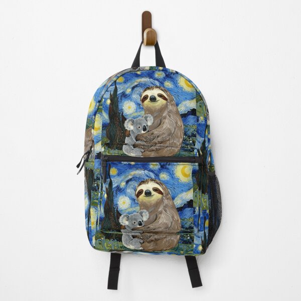 Item preview, sloth baby koala starry night cute colorful animal design designed and sold by SmashingDeals.