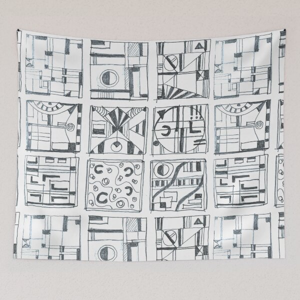 Item preview, abstract squares designed and sold by Tereza Pilar  Art.