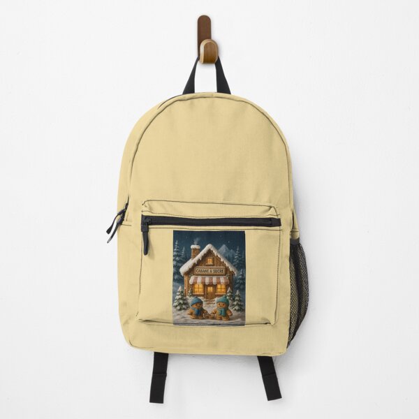 Item preview, Gingerbread Cabane à Sucre – Quebec Sugar Shack Winter Scene designed and sold by Novel Works Studio.