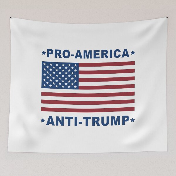 Item preview, Pro America Anti Donald Trump US Flag POTUS Anti Trump ITMFA Patriotic Design designed and sold by duncandesigns84.