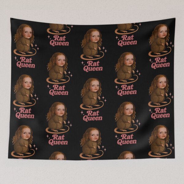 Item preview, Funny Titsoak Creepy Vampire Baby Rat Queen Meme designed and sold by ArcanePrintsxo.