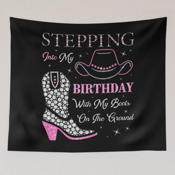 Item preview, Stepping Into My Birthday With My Boots On The Ground designed and sold by TysonLangosh.