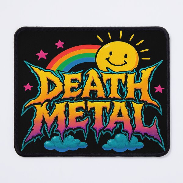 Item preview, Colorful Death Metal Logo – Funny Parody Design designed and sold by AlessaHelios.