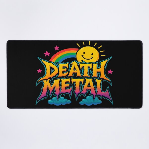 Item preview, Colorful Death Metal Logo – Funny Parody Design designed and sold by AlessaHelios.