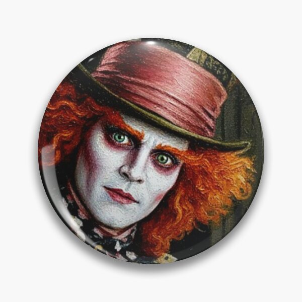 Item preview, Whimsical Fantasy Doorway Portrait Art | Eccentric Character Top Hat Painting | Dark Storybook Pop Art designed and sold by Art's Diner.