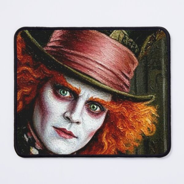 Item preview, Whimsical Fantasy Doorway Portrait Art | Eccentric Character Top Hat Painting | Dark Storybook Pop Art designed and sold by Art's Diner.