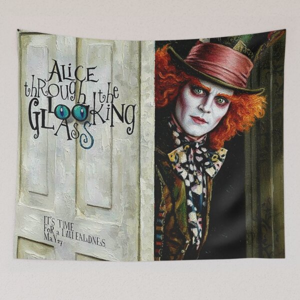 Item preview, Whimsical Fantasy Doorway Portrait Art | Eccentric Character Top Hat Painting | Dark Storybook Pop Art designed and sold by Art's Diner.