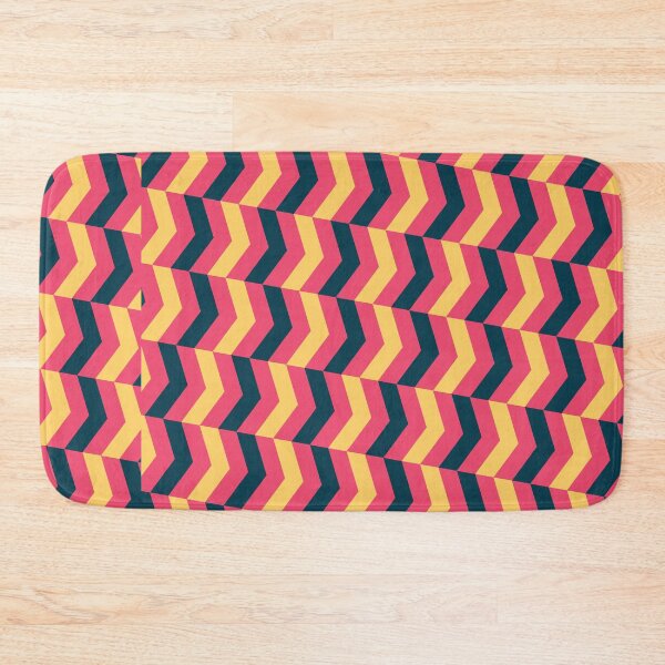 Item preview, Cute Colorful Modern Stripe Herringbone Abstract Geometric Pattern designed and sold by RoyalStarsPatts.