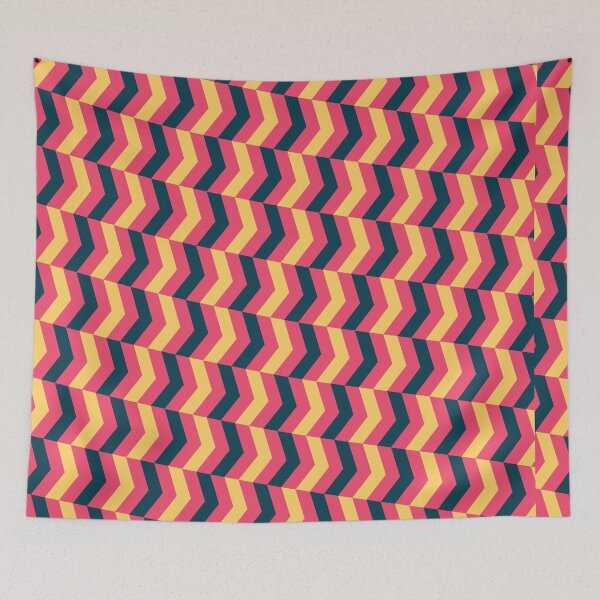 Item preview, Cute Colorful Modern Stripe Herringbone Abstract Geometric Pattern designed and sold by RoyalStarsPatts.