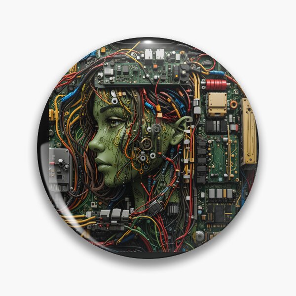 Item preview, electrical girl designed and sold by Capacitor-Ant.