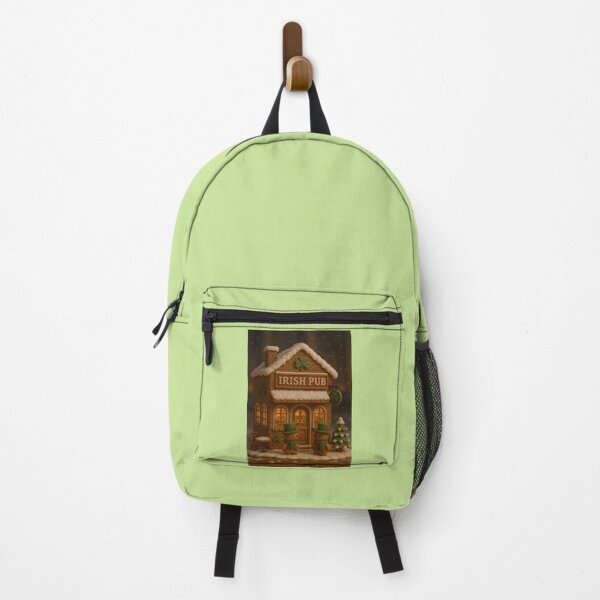 Item preview, Gingerbread Irish Pub – Cozy Christmas Village Scene designed and sold by Novel Works Studio.