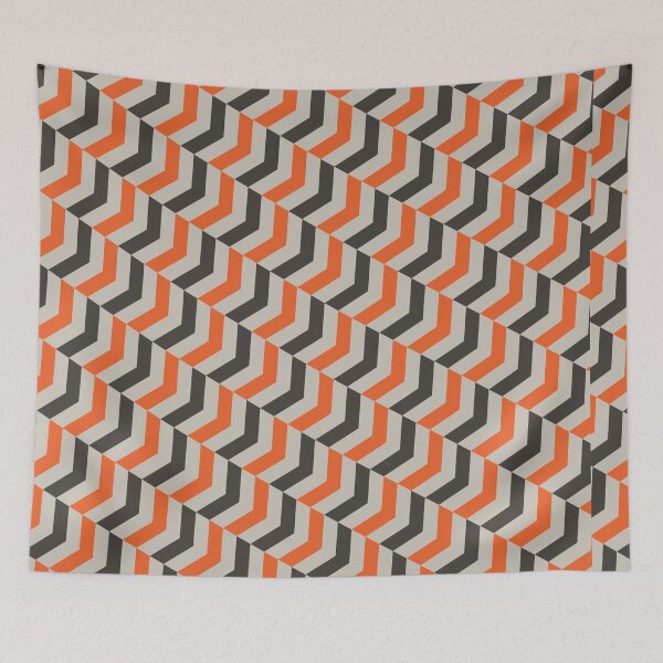 Item preview, Beautiful Herringbone Checkers Distort Abstract Geometric Pattern designed and sold by RoyalStarsPatts.