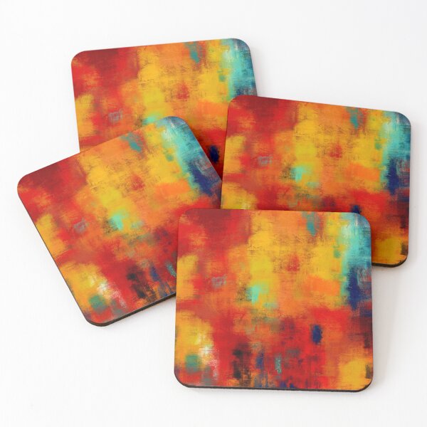 Item preview, Earth Fire and Heavenly Radiance - Abstract Art Painting designed and sold by Petra Lang.
