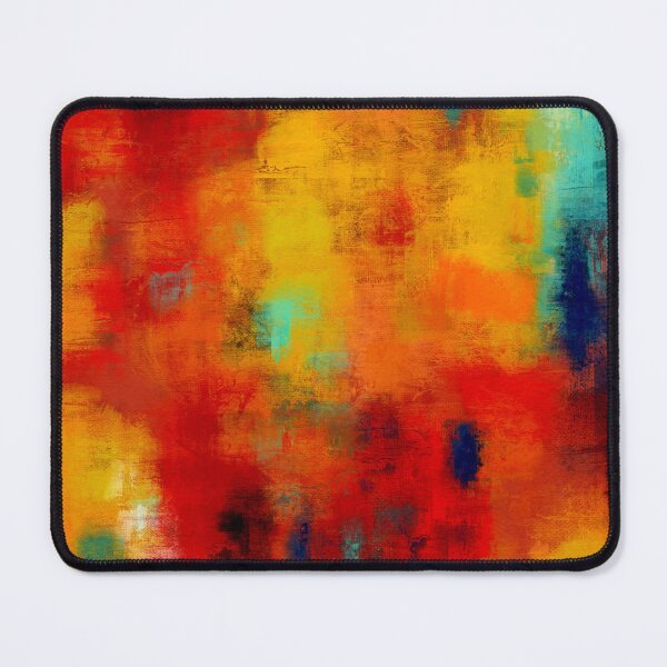 Item preview, Earth Fire and Heavenly Radiance - Abstract Art Painting designed and sold by Petra Lang.