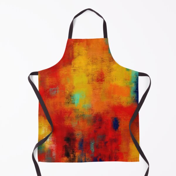 Item preview, Earth Fire and Heavenly Radiance - Abstract Art Painting designed and sold by Petra Lang.