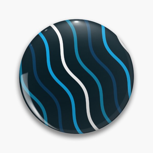 Item preview, Cute Dark Theme Wavy Line Stripes Abstract Geometric Pattern designed and sold by RoyalStarsPatts.