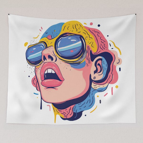 Item preview, Pop Vision: Neon Expression in Full Spectrum designed and sold by ForeverPrintsOK.
