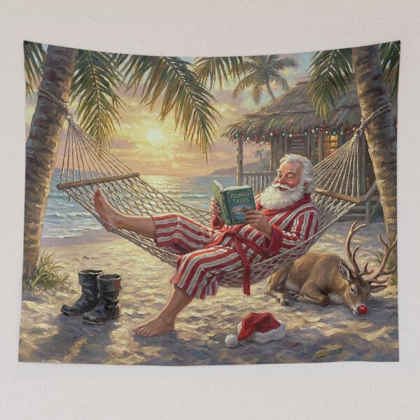 Item preview, Santa on vacation designed and sold by Talpha.