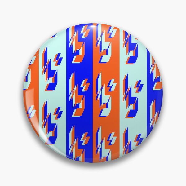 Item preview, bbb (Blue, Orange, White) designed and sold by LowResDesigns.