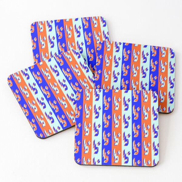 Item preview, bbb (Blue, Orange, White) designed and sold by LowResDesigns.