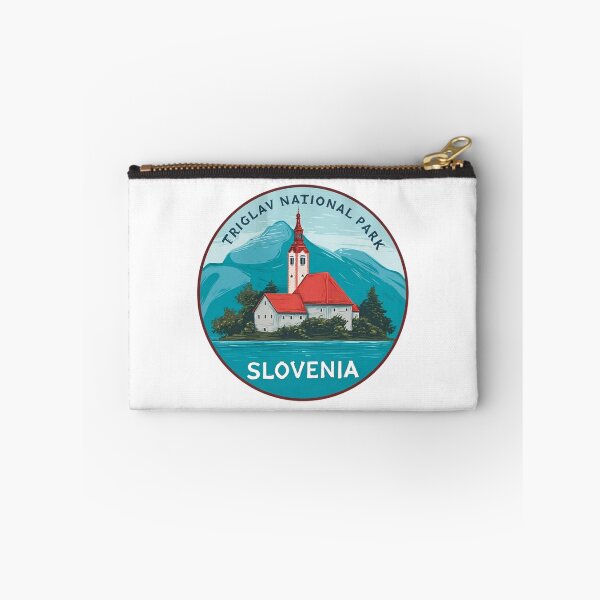 Item preview, Vintage Triglav National Park Slovenia Lake Bled Church Island Travel Poster designed and sold by Blurbean.