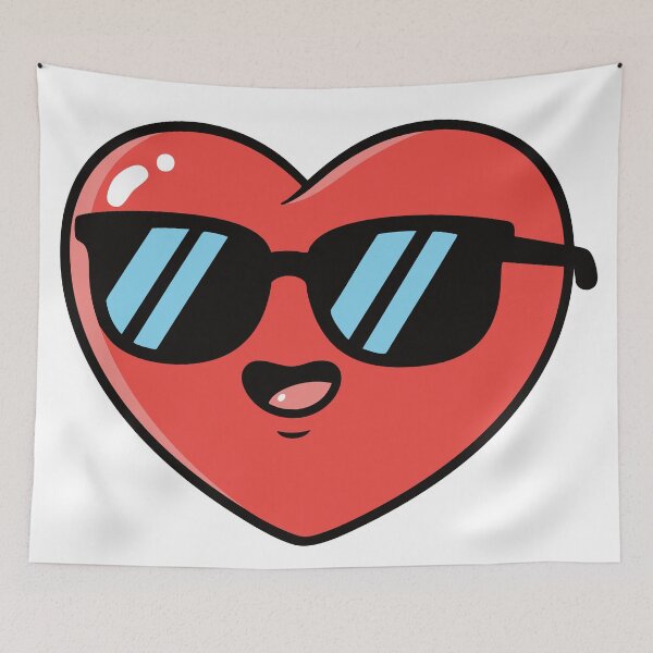 Item preview, Funny Heart …Bruh Cartoon Sticker designed and sold by BambaKchula.