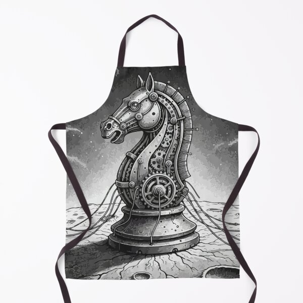 Item preview, space chess - chess pieces - KNIGHT piece on the moon designed and sold by Prtina.