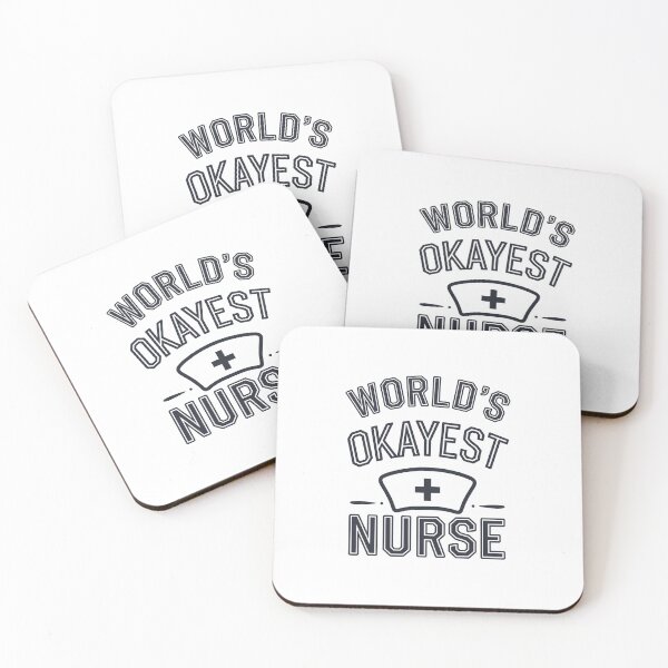 Item preview, world's Okayest Nurse designed and sold by belladesign7.