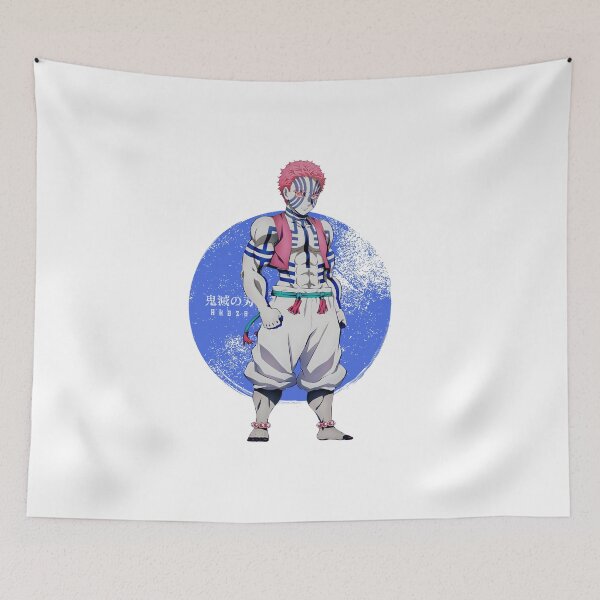 Item preview, Martial Demon Warrior – Blue Striped Fighter Anime Artwork designed and sold by lamiarte.