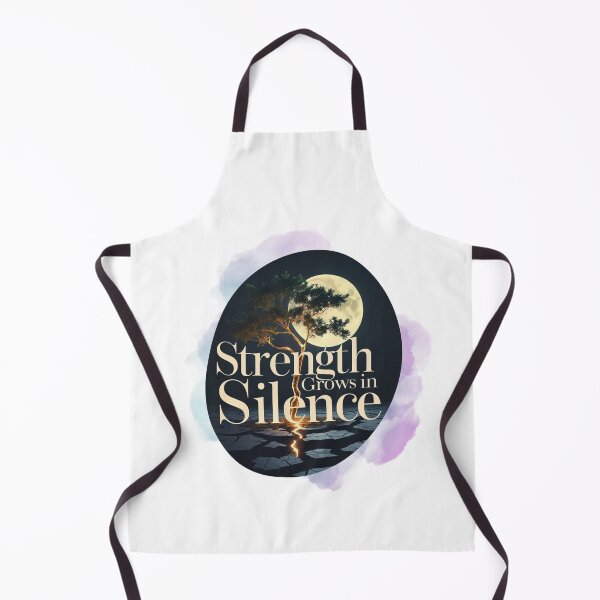 Item preview, Strength Grows In Silence designed and sold by SloganSauce.
