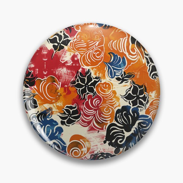 Item preview, Cute Floral Batik Pattern - Fresh Flower  -  Birth Month Flowers designed and sold by RoyalStarsPatts.
