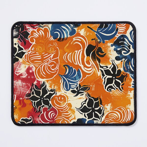 Item preview, Cute Floral Batik Pattern - Fresh Flower - Birth Month Flowers designed and sold by RoyalStarsPatts.