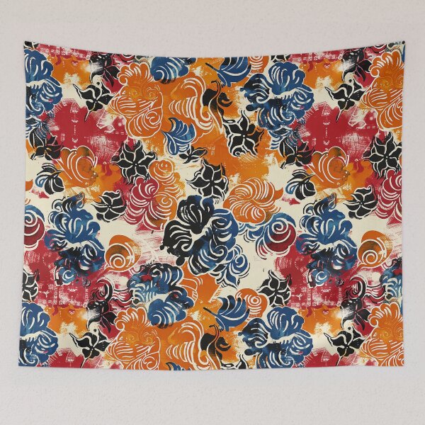 Item preview, Cute Floral Batik Pattern - Fresh Flower  -  Birth Month Flowers designed and sold by RoyalStarsPatts.