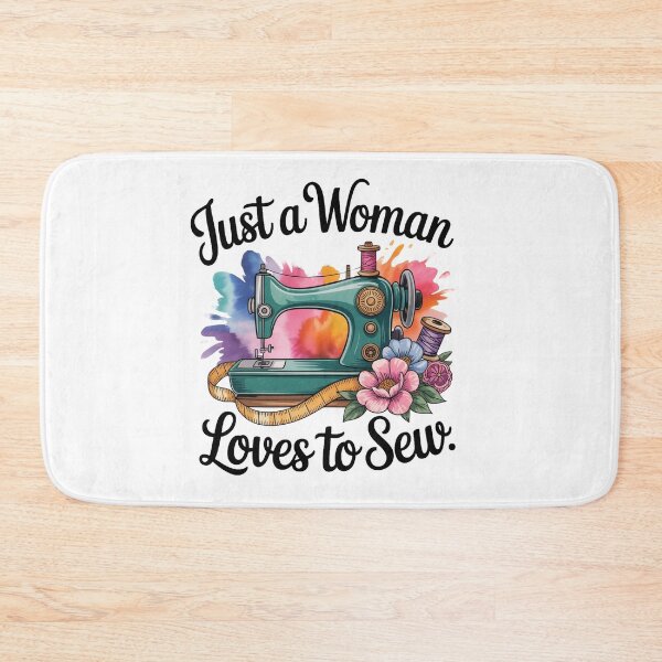Item preview, Just a Woman Loves to Sew designed and sold by jkrphoto.