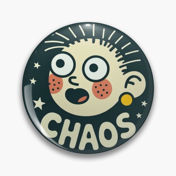 Item preview, Funny Chaos Cartoon Face Design designed and sold by MonkiFlipp.