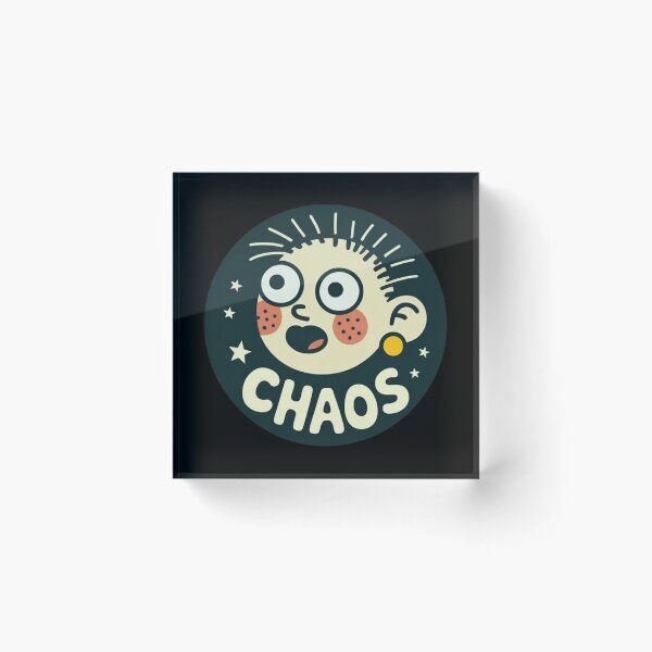 Item preview, Funny Chaos Cartoon Face Design designed and sold by MonkiFlipp.