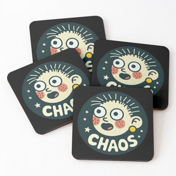 Item preview, Funny Chaos Cartoon Face Design designed and sold by MonkiFlipp.