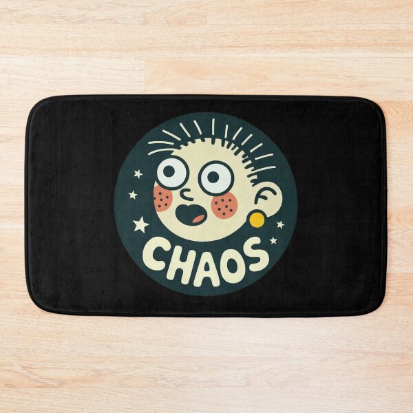 Item preview, Funny Chaos Cartoon Face Design designed and sold by MonkiFlipp.