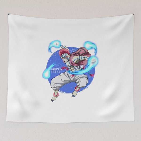 Item preview, Martial Demon Warrior – Blue Striped Fighter Anime Artwork designed and sold by lamiarte.