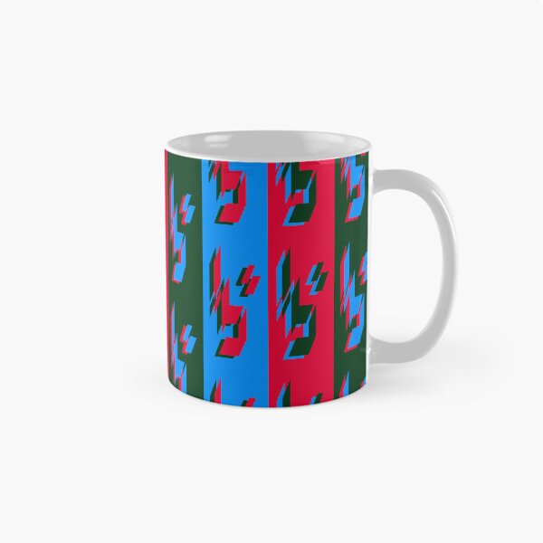 Aperçu de l'œuvre bbb (Bleu, Rouge, Noir/Vert) créée et vendue par LowResDesigns.