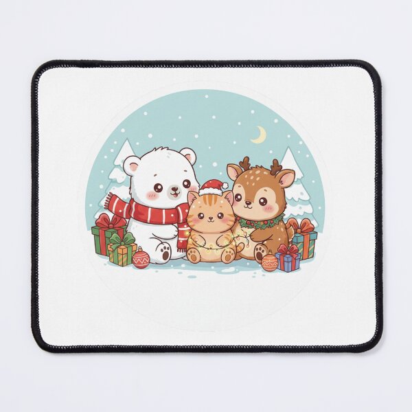 Item preview, Christmas - Christmas stickers cat reindeer designed and sold by PYXOO.
