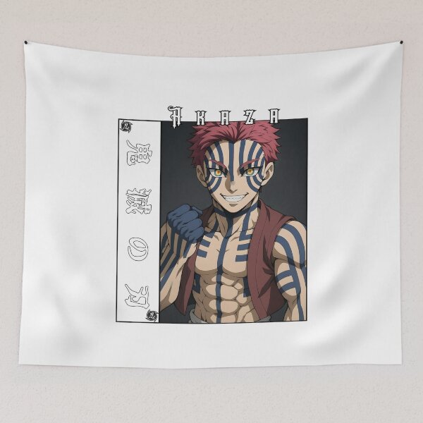 Item preview, Martial Demon Warrior – Blue Striped Fighter Anime Artwork designed and sold by lamiarte.
